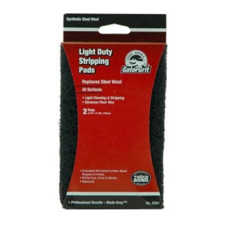 Gator Finishing 2PK LGT Strip STL Wool 7323GA